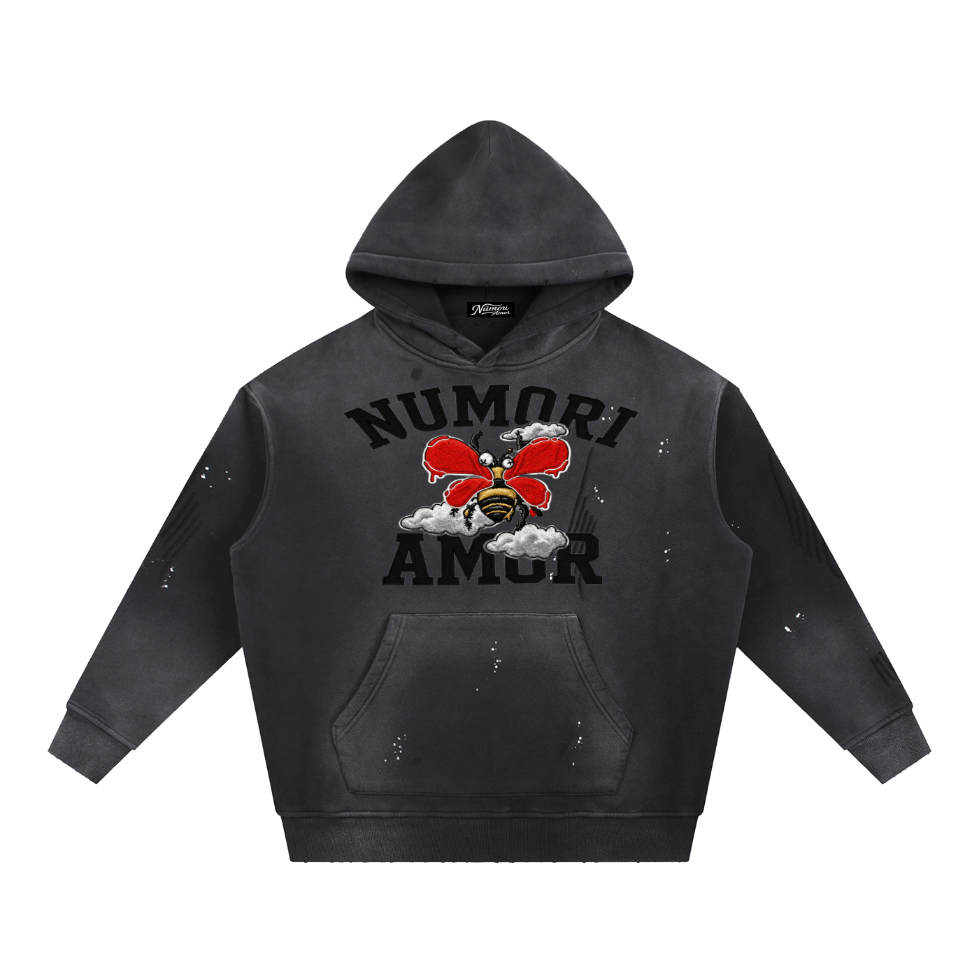 Vintage Numori Hoodie Blk