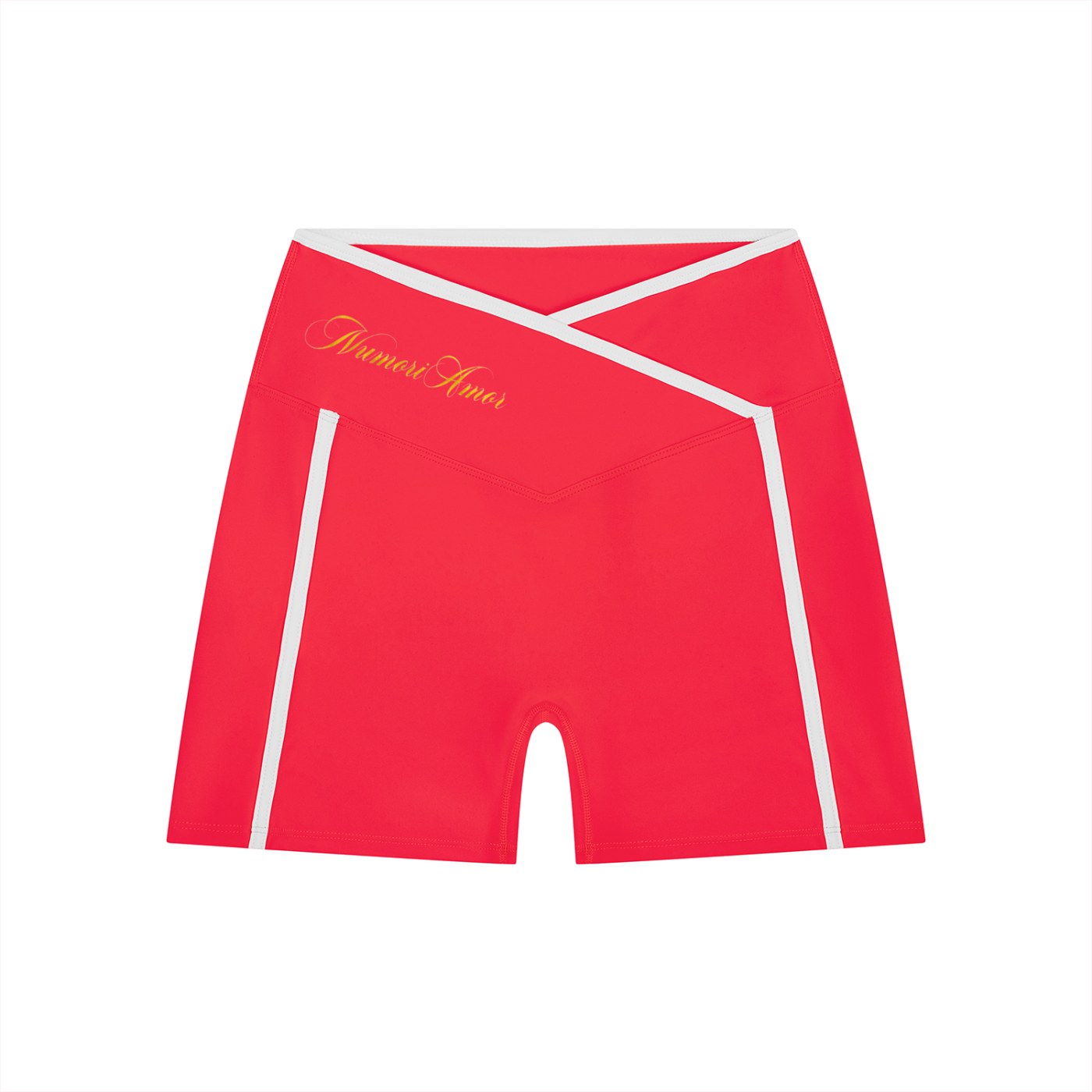 Amor Yoga Shorts Red