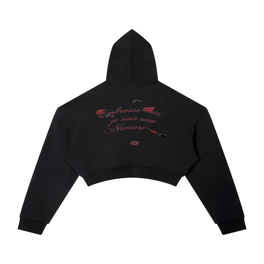 Numori Cropped Hoodie Red