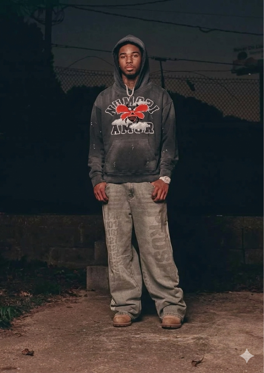 Vintage Numori Hoodie Blk